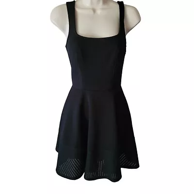 Hot Miami Styles Women's Black Skater Sleeveless Dress Size Small • $27