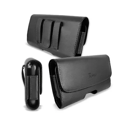 #1 Leather Pouch Belt Clip Holster Case For IPhone 7/8/6 Fit With Otterbox On • $8.87