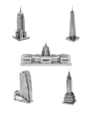 Metal Earth US Architecture Empire Chrysler Capitol Fascinations 3D Model Kits • £14.25