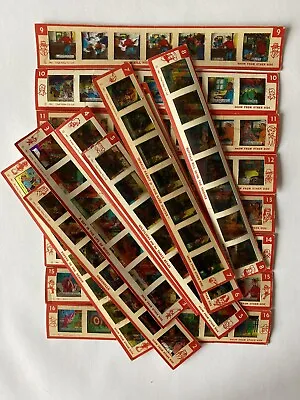 Vintage 1961 Chad Valley Projector Slides 1-16 Popeye Noddy Woody Woodpecker Etc • £16