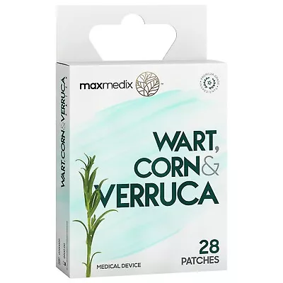 Wart Corn And Verruca Remover 28 Patches - 28 Natural Salicylic Acid Plasters • £10.49