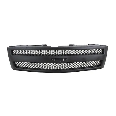 Grille Assembly For 2007-13 Silverado 1500 Textured Black With Emblem Provision • $82.54