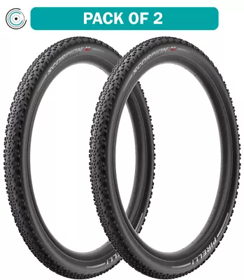 Pack Of 2 Pirelli Scorpion XC RC Tire Tubeless Folding Black Lite Mountain Bike • $152.82