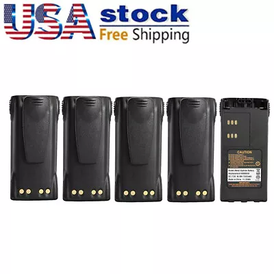 5x Ni-MH Battery For MTX9250 GP340 GP338 PRO9150 HT750 HT1250 Radio HNN9008 • $99.90