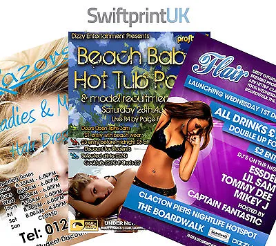 £178.56 • Buy Leaflets Flyers Printed Full Colour - 170gsm Silk A6 / A5 / A4 / A3 / DL