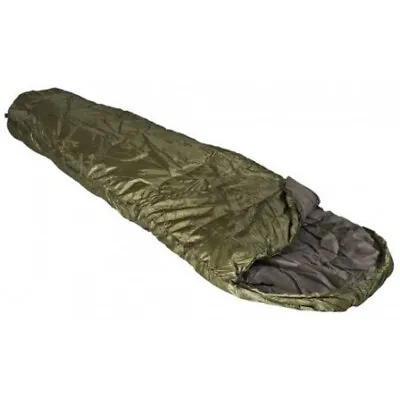 Italian Military O.D. Green Mummy Sleeping Bag W/stuff Sack Grade 1 Free Ship • $59.95