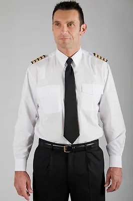 Pilots Shirts AAC Brand Quality Pilot Shirt Long Sleeved • £17.95