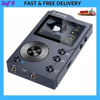 Surfans F20 HiFi MP3 Player With Bluetooth Lossless DSD High Resolution • $184.99