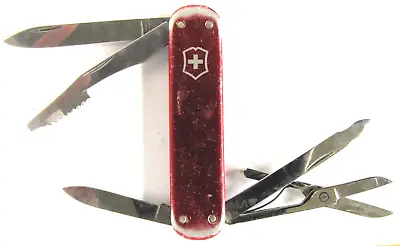 Victorinox Rare Retired Director Knife Switzerland  Anodized RED  63+ Years Old • $45