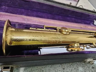 ❤️  C.G. Conn CHU. Sopranino Saxophone Great Shape Plays Great 2 Orig MPC • $2950