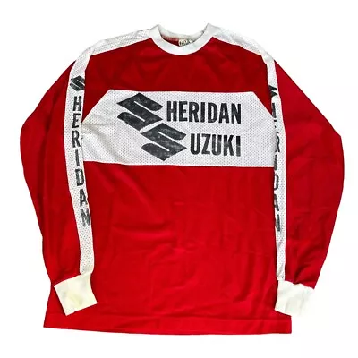 Vintage Sheridan Suzuki Racing Jersey  1970’s  • $150