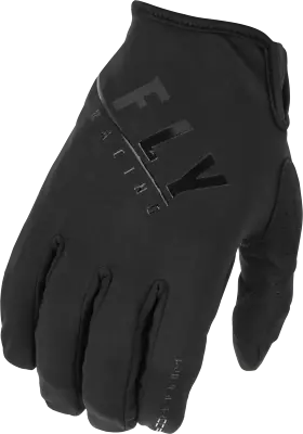 New Fly Racing MX ATV Adult Windproof Gloves Black S M L XL 2XL 3XL 371-141 • $29.95