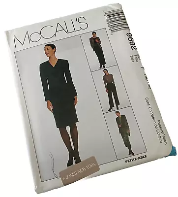 McCalls Pattern 9692 Jones Of NY Sz 16 18 20 Petite-able UNCUT Jacket Skirt Pant • $4.97