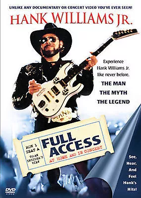 Hank Williams Jr.: Full Access - At Hom DVD • $11.86