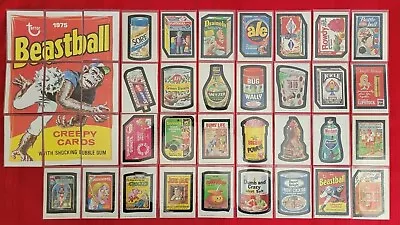 1975 Vintage Wacky Packages 13th Series Tan Back Singles  @@ Pick One @@ • $15.95