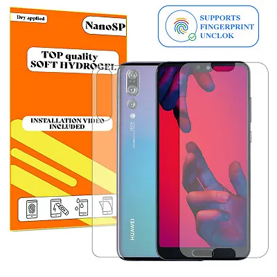 Front Back Screen Protector For Huawei P20 Pro - Hydrogel FILM TPU • £5.98