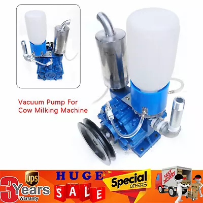Vacuum Pump Cow Milking Machine For Cow Goat Milker Bucket Tank Barrel 250 L/min • $117.50