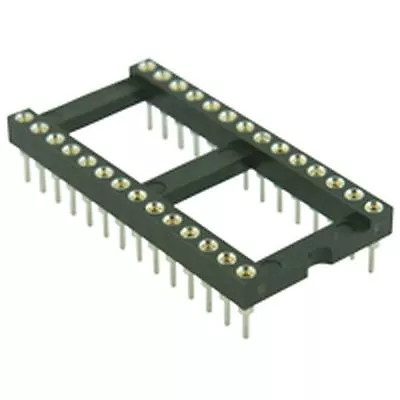 Turned Pin DIL IC Socket 7.62mm 28 Pin (Pack Of 2) • £4.31