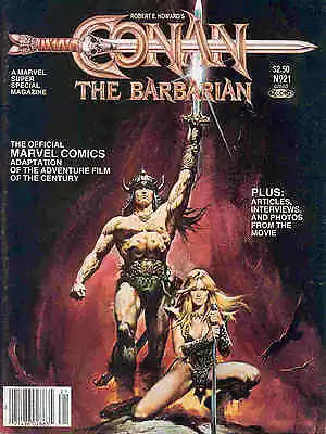 Marvel Comics Super Special # 21: Conan The Barbarian - The Movie (USA 1982) • £17.26