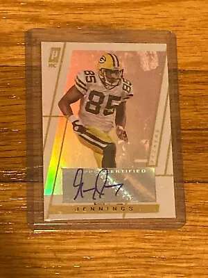 2007 Topps Paradigm Gold /50 Greg Jennings #93 Rookie Auto RC Packers • $16