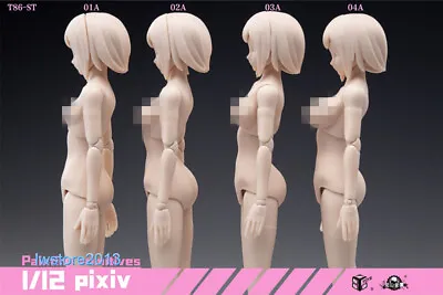 86TOYS 1/12 T86-ST Flexible 6 Inch Female Joint Action Figure Head Body Dolls • $22.07