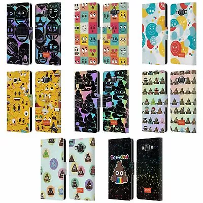 OFFICIAL Emoji® YELLOWS AND POOS LEATHER BOOK WALLET CASE FOR SAMSUNG PHONES 2 • $38.45