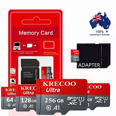 Micro SD Card Memory Card 128/256GB Ultra Class 10 TF Card Mobile Phone Tablet • $19.98