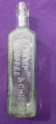 £9.99 • Buy Original PATERSON'S Camp Coffee & Chicory Glasgow BOTTLE Vintage 8.5-Inches Tall