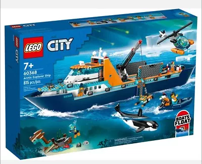 LEGO City Arctic Explorer Ship 60368 Building Toy Set Boat USE VOUCHER CODE $39 • $232.83