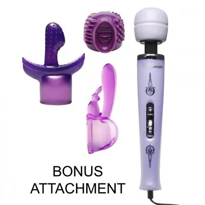 Turbo Purple Pleasure Wand Kit With Free Attachment • $99.88