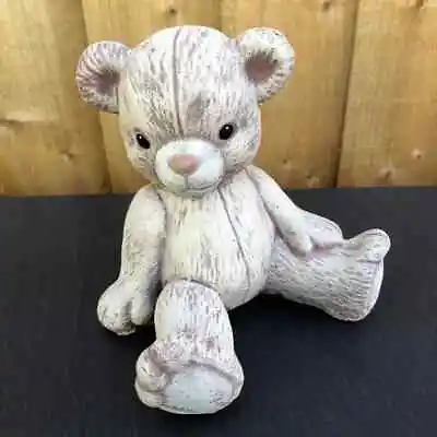 Teddy Bear - Painted Stone Garden Ornament - Teddy Bear184 • £15