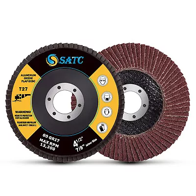 20PC 4.5x7/8  4-1/2  Flap Disc 60 Grit T27 Angle Grinder Sanding Grinding Wheels • $30.99