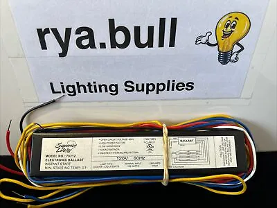 ⚡️LOT 1⚡️Superior Life MDL 70212 T8 Electronic Ballast 4 Lamp F32T8 277V 32W • $19.99