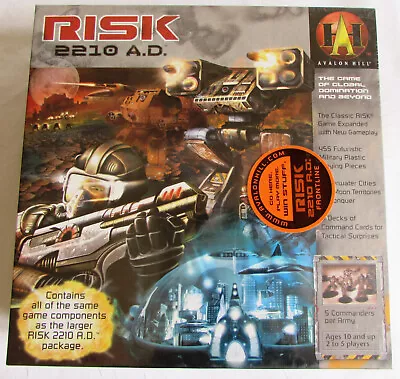 New RISK 2210 A. D. Board Game Beyond Global Domination Avalon Hill Hasbro • $89.95