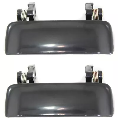 Door Handle Set For 2001-2011 Ford Ranger Smooth Black Front Outer 2Pc • $12.94
