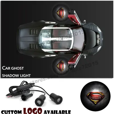 Car Door Super Superman Symbol Courtesy Spot Projector Laser Ghost Shadow Light • $17.93