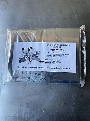 Emergency Survival Safety Insulating Thermal Heat Blanket By Marathon -Lot Of 25 • $35