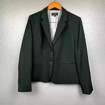 J. Crew Blazer Jacket Women's 2XL Black Original Schoolboy Lined Career K2899 • $39.99