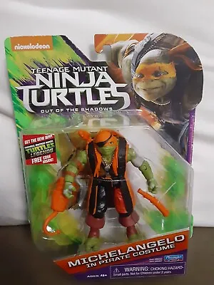 Teenage Mutant Ninja Turtles Movie Michelangelo In Pirate Costume 2016 Tmnt Mike • $22.50