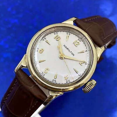 Exquisite Vintage 1949 Man’s HAMILTON NORDON  Stunning Dial Serviced & WARRANTY • $395