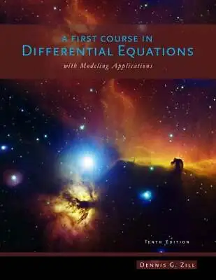 $13.48 • Buy A First Course In Differential Equations With Modeling Applicatio