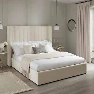 Aliza Panel Wing Luxury Bed Frame 4ft6 5ft 6ft • £599.99