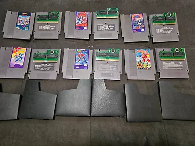 Mega Man 1 2 3 4 5 6 (NES Nintendo) - AUTHENTIC / ORIGINAL CARTS! 1-6. CLEA • $399.99