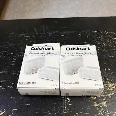 $9.95 • Buy Cuisinart DCC-RWF Replacement Charcoal Water Filter - White 2 Boxes