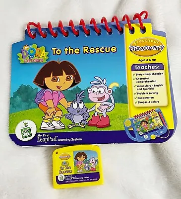 LeapFrog My First LeapPad Dora The Explorer To The Rescue Book And Cartridge • $5