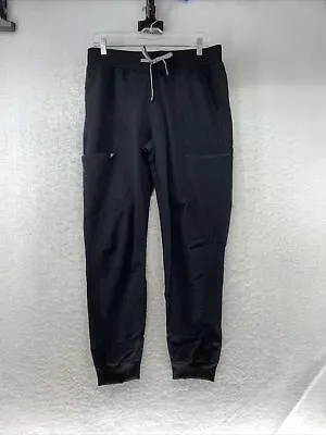 Fabletics Black On Call Scrub Joggers Size Large • $34.99