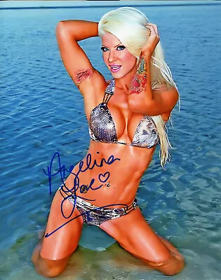 Angelina Love Autographed 8x10 WWE WWF TNA Diva Free Shipping Rare #5 • $22