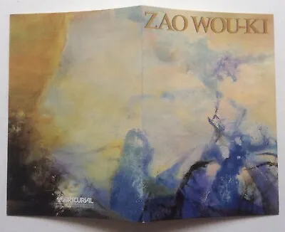 ZAO WOU KI - Invitation Cardboard - 1988 • $18.11