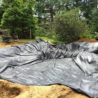 £9.95 • Buy ALL SIZES Heavy Pond Liner Garden Fish Pool Liners Stream Fountain Water Garden