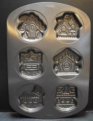 Gingerbread House Christmas Cookie Baking Pan By Wilton • $10